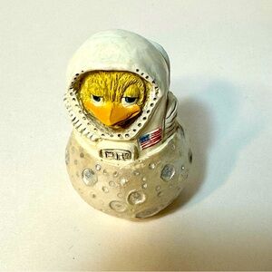 Vinatge Eggbert Astronaut figure. Comes with original box. "EGGSTRANAUT"